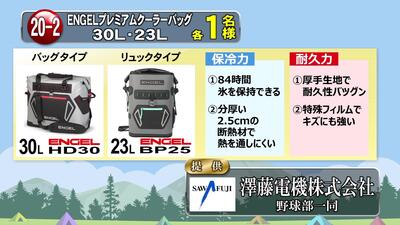 ENGELプレミアムクーラーバッグ（３０L・２３L）　各1名様
